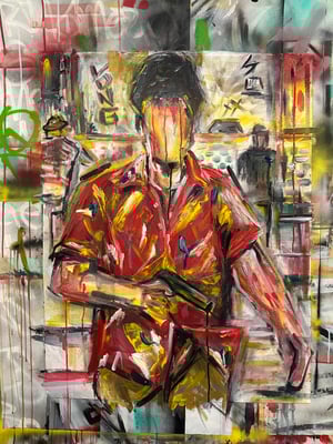 REDEMPTION ORIGINAL PAINTING 30x41"