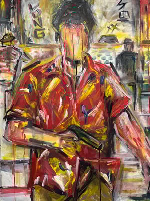 REDEMPTION ORIGINAL PAINTING 30x41"