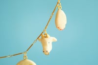 Image 2 of Multiple charm ceramic charm necklace