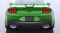 Image 1 of 2024+ Ford Mustang GT Solid Aluminum Rear Diffuser  V1 and EcoBoost Quad  Active Exhaust