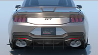 Image 4 of 2024+ Ford Mustang GT HDPE Rear Diffuser V2 and EcoBoost Quad Active Exhaust