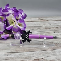 Image 2 of Purple Spider Beaded Pen 