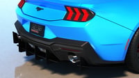 Image 4 of 2024+ Ford  Mustang GT HDPE Rear  Diffuser V2 and  EcoBoost Dual w/o  Active Exhaust