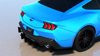 Image 6 of 2024+ Ford  Mustang GT HDPE Rear  Diffuser V2 and  EcoBoost Dual w/o  Active Exhaust