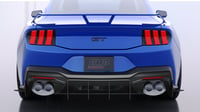 Image 3 of 2024+ Ford Mustang GT Solid Aluminum Rear Diffuser V2 and  EcoBoost Quad Active Exhaust