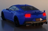 Image 4 of 2024+ Ford Mustang GT Solid Aluminum Rear Diffuser V2 and  EcoBoost Quad Active Exhaust