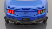 Image 2 of 2024+ Ford Mustang GT Solid Aluminum Rear Diffuser V2 and  EcoBoost Quad Active Exhaust