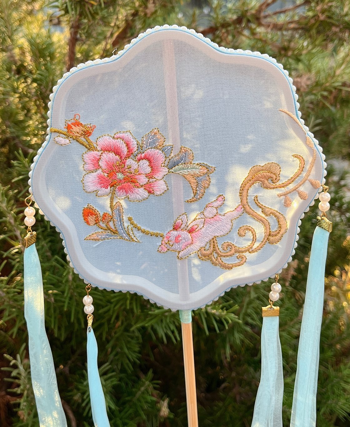 Image of Last chance-Embroidered Fans Sale