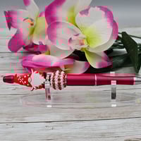 Image 2 of Red Gnome Beaded Pen 