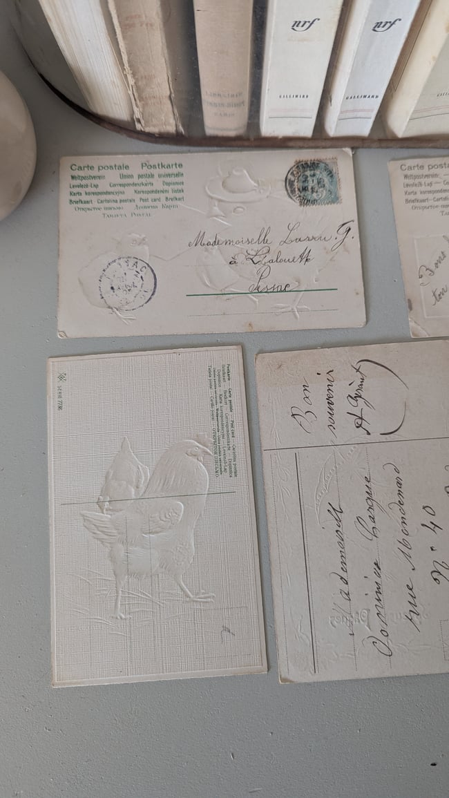 Lot 1 cartes postales Pâques