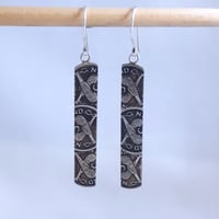 Image 1 of Patu Threepence Coin Earrings