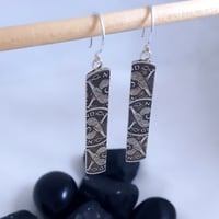 Image 3 of Patu Threepence Coin Earrings