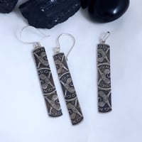 Image 4 of Patu Threepence Coin Earrings