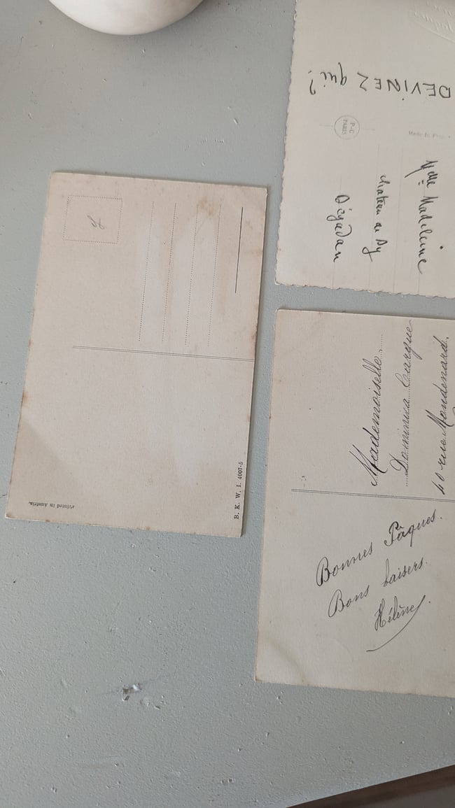 Lot 3 cartes postales de Pâques 