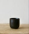 Tasse noire satiné 