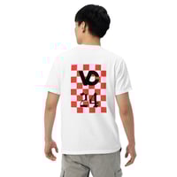 Image 4 of VCS Visionary Red Roman Designer Luxury Modern Unisex Organic Cotton Graphic Fashion T-Shirt