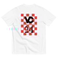 Image 2 of VCS Visionary Red Roman Designer Luxury Modern Unisex Organic Cotton Graphic Fashion T-Shirt