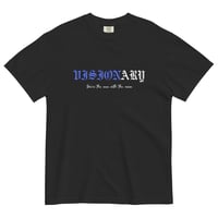 Image 1 of VCS Visionary Blue Roman Designer Luxury Modern Unisex Organic Cotton Graphic Fashion T-Shirt