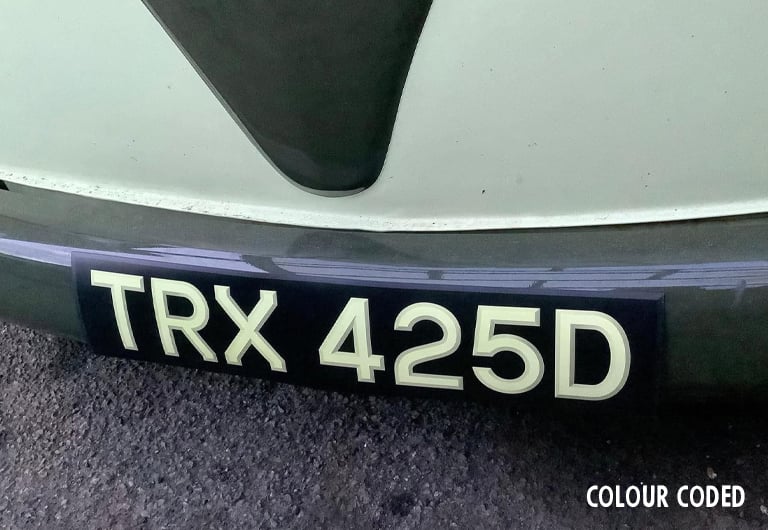 Image of Magnetic & Removable 'Show Number Plates'