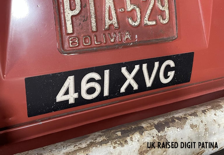 Image of Magnetic & Removable 'Show Number Plates'