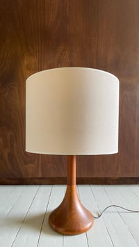 Image 1 of Lampe de table vintage en teck, éditée par Kirk, Danemark, années 60