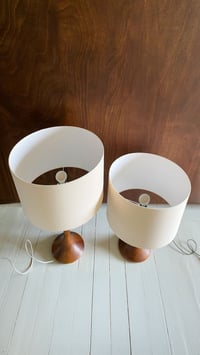 Image 4 of Lampe de table vintage en teck, éditée par Kirk, Danemark, années 60