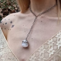 Image 1 of Selenite Pendant Necklace