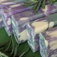 Image 1 of Lavender and Sage Handmade Soap with Shea Butter