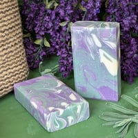 Image 3 of Lavender and Sage Handmade Soap with Shea Butter