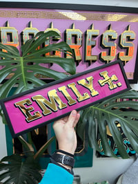 Image 1 of 'RIZLA' STYLE NAME SIGN