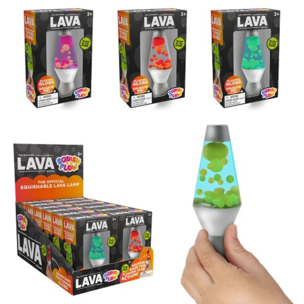 Image of NeeDoh Lava lamp squish and flow Glow in the dark Fidget