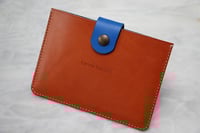 Image 4 of Card holder in orange and blue