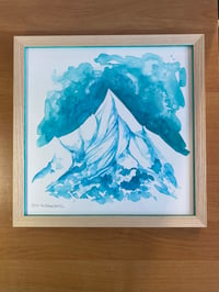 Image 3 of Framed original mountain painting