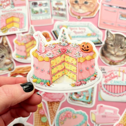 Image of Everyday is a Holiday cake sticker