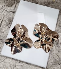 Image 1 of Gold Cluster Earrings