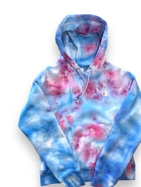 Image 2 of Cotton Candy Dandy - Dyed Champion Hoodie - Size XS