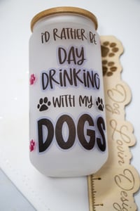 Image 5 of Iced Coffee Glass for Dog Lovers