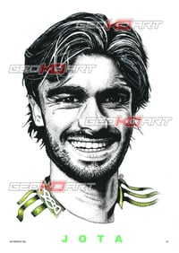 JOTA CELTIC FC LTD ED STIPPLING PRINT