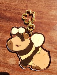 Image 1 of Cap-Bee-Bara Keychain