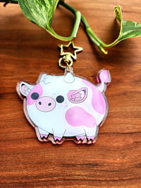 Image 4 of Pink Cow Keychain