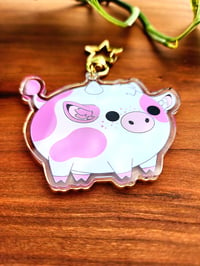 Image 5 of Pink Cow Keychain