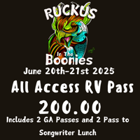 WILL CALL All Access RV Passes " Read Description Before Purchase"