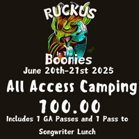WILL CALL All Access Event/Camping Pass " Please Read Description"