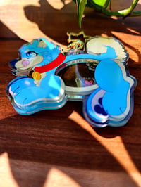 Image 3 of Plush Puppy Shaker Keychain