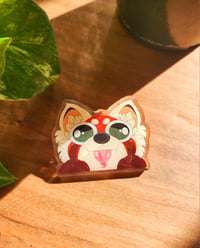 Image 1 of Peaking Red Panda Pin