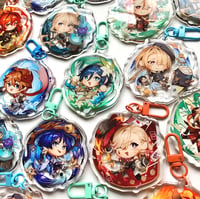 Genshin Impact - Venti, Wanderer, Kazuha, etc 2.5" Charm