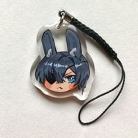 Image 2 of Black Butler - Ciel Phantomhive and Sebastian Michaelis 1.5" Charm