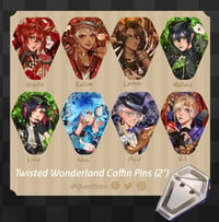 Image 1 of Twisted Wonderland - Coffin Pins