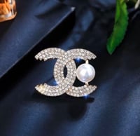 Image 2 of Double C Bling Brooch 