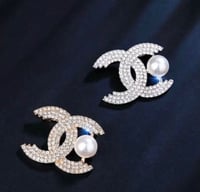 Image 4 of Double C Bling Brooch 